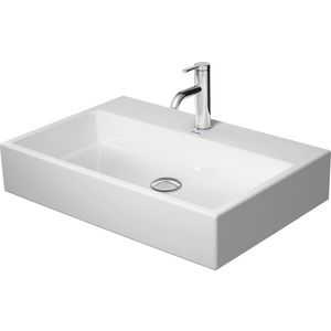 VERO AIR #235070 wastafel 700mm wit met kraangat geslepen onderzijde
