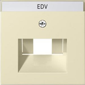 Afdekking TK UAE/IAE- + netwerkaansluitdoos System 55 cr.wit