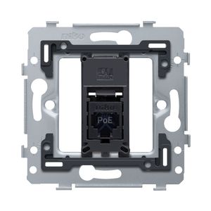 Mechanisme 1RJ45-aansl. UTP Cat. 6A PoE++ vlak