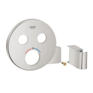 Rozet 49034DC0 supersteel (rvs look)