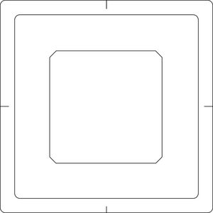 Kleeffolie v.radiografische wandzender