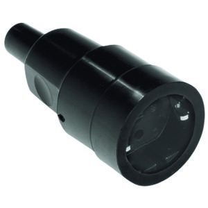 Volrubberen koppeling zwart