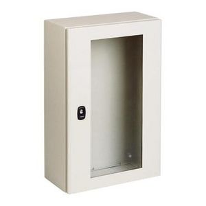 Wandkast glasdeur 700x500x150mm IP66/IK10 R Spacial S3DM