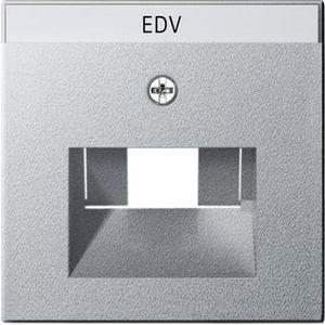 Afdekking TK UAE/IAE- + netwerkaansluitdoos System 55 kl.alum.