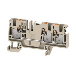 Doorvoerklem PUSH IN d.beige 4mm2 32 A 800 2674810000 VVE=50