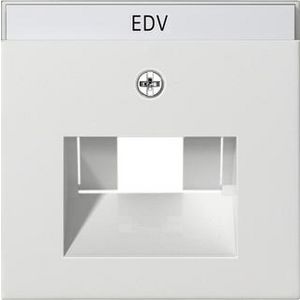 Afdekking TK UAE/IAE- + netwerkaansluitdoos System 55 z.wit m