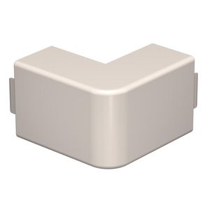 Buitenhoek 40x60mm polyvinylchlorid creme wit 9001 VVE=2