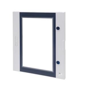 QP TRANSPARANTE DEUR VOORZIEN VAN SLOT - 310 x 425