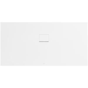 Douchebak Squaro Inf. lange zijde 1800x900mm Quaryl Sto.wit