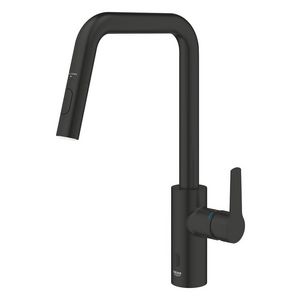 Keukenmengkraan Start E Hybride infrarood U-Uitloop matte black uittrekbare Dual