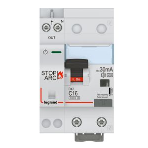 Stop Arc Aardlekschakelaar 1P+N C16 30mA 3 module