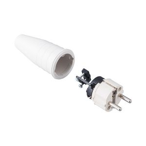Volrubber contactstop 16A 250V bus/randaarde VVE=100