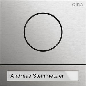 Deurstationmod. System 106 edelstaal