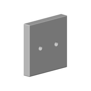 Rozet douchehouder 60X60X9mm-BG