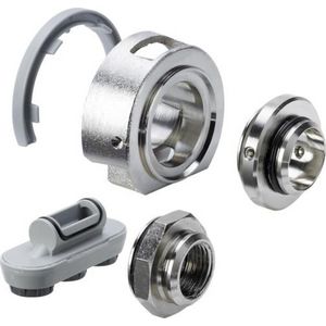 ombouwset messing/mat-vernikkelt