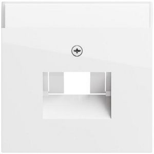 Afdekking TK UAE/IAE- + netwerkaansluitdoos System 70 z.wit