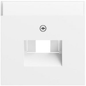 Afdekking TK UAE/IAE- + netwerkaansluitdoos System 70 z.wit m(gel