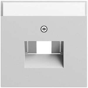Afdekking TK UAE/IAE- + netwerkaansluitdoos System 70 gris m(gel.
