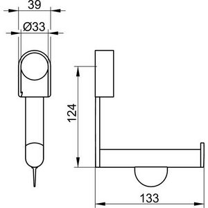 Closetrolhouder voor 34901/34906 34962170000
