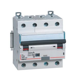 Aardlekautomaat DX3 4-polig C20A 6000A 30mA F
