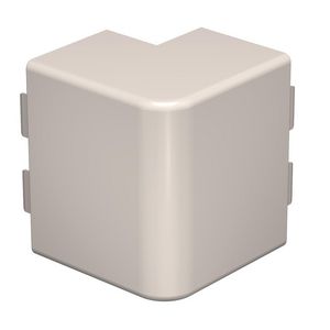 Buitenhoek 60x110mm polyvinylchlorid creme wit 9001 VVE=2