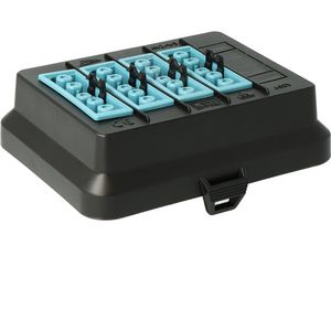 AK2-W5Deksel4x5pDALI Wieland zwart VVE=10