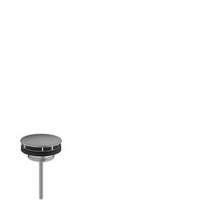 Afvoerplug 1.1/4" 50001340 brushed black chrome