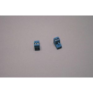 Aansluitklem blauw 73775