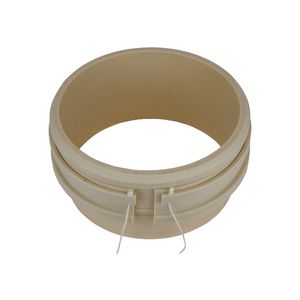 Lijmbus PVC druk type IV 315mm PN10 creme v. buitenmof