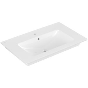 Venticello meubelwastafel 800x500mm wit met kraangat met overloop