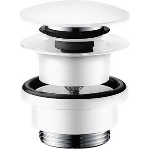 Afvoer Push Open DN32 mat wit