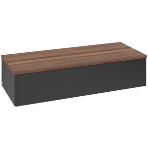 Sideboard Antao 1200x268x500mm Black Matt Lacquer K41002PD