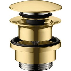 Waste set PushOpen voor wastafel-/bidetkranen 50100990 polished gold optic