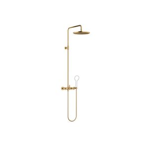 TARA Showerpipe z.handdouche 300mm Messing gebors. (23kt Gou