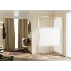 Riga 2p+f 147 li verst.147.5-149cm rose 1motief wit mat