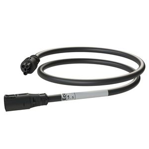 Koppelsnoer AW 1,5m 3G2,5 zwart Eca VVE=20