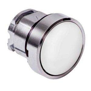 Kopvoor drukknop,Ø22mm Wit