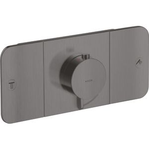 Therm.module voor 2 douchefuncties AX One Brushed Black Chrome