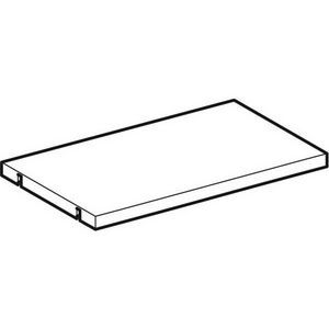 inlegbodem handwasbak: B=40cm, Lichtgrijs
