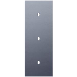 Drievoudige afdekpl. verticaal 71mm centerafstand drie enkel