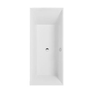 Squaro Slim Line Duo 4-H ligbad 170x75cm wit met poten