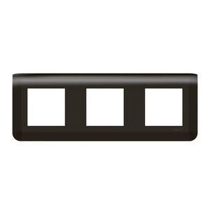 Afdekraam 3x2 modulen zwart 71 horizontaal Mosaic