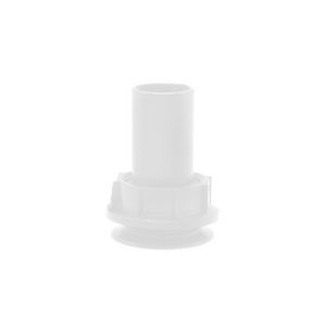 Doorvoerset (tule+moer) Ø32mm wit