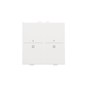 2-voudige toets met opdruk I en 0 RF schakelaar/knop white c