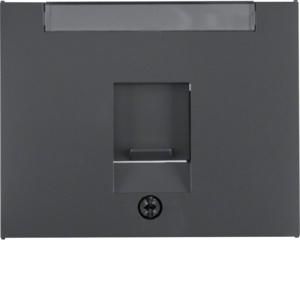 Centraaldoos RJ-datacontactd. 1v berker K.1/K.5 antraciet