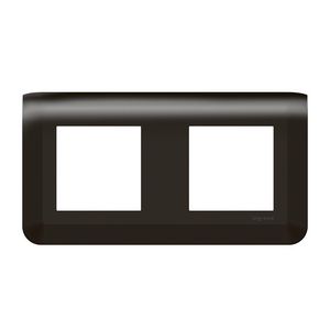 Afdekraam 2x2 modulen zwart 71 horizontaal Mosaic