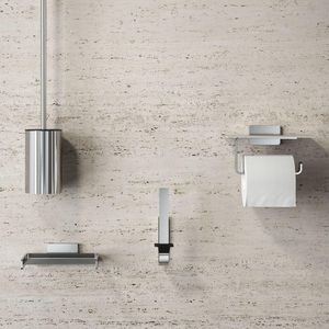 Closetrolhouder met planchet RVS gepolijst CRAFT