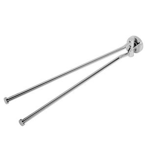 2-lids handdoekhouder chroom NEMOX