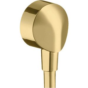 Aansluitbocht Fixfit E zonder non-return valve 27454990 polished gold optic