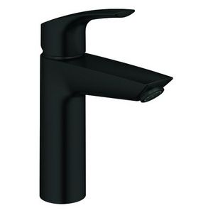 Eurosmart M-Size wastafelmengkraan gladde body Matte Black (mat zwart) (prof)